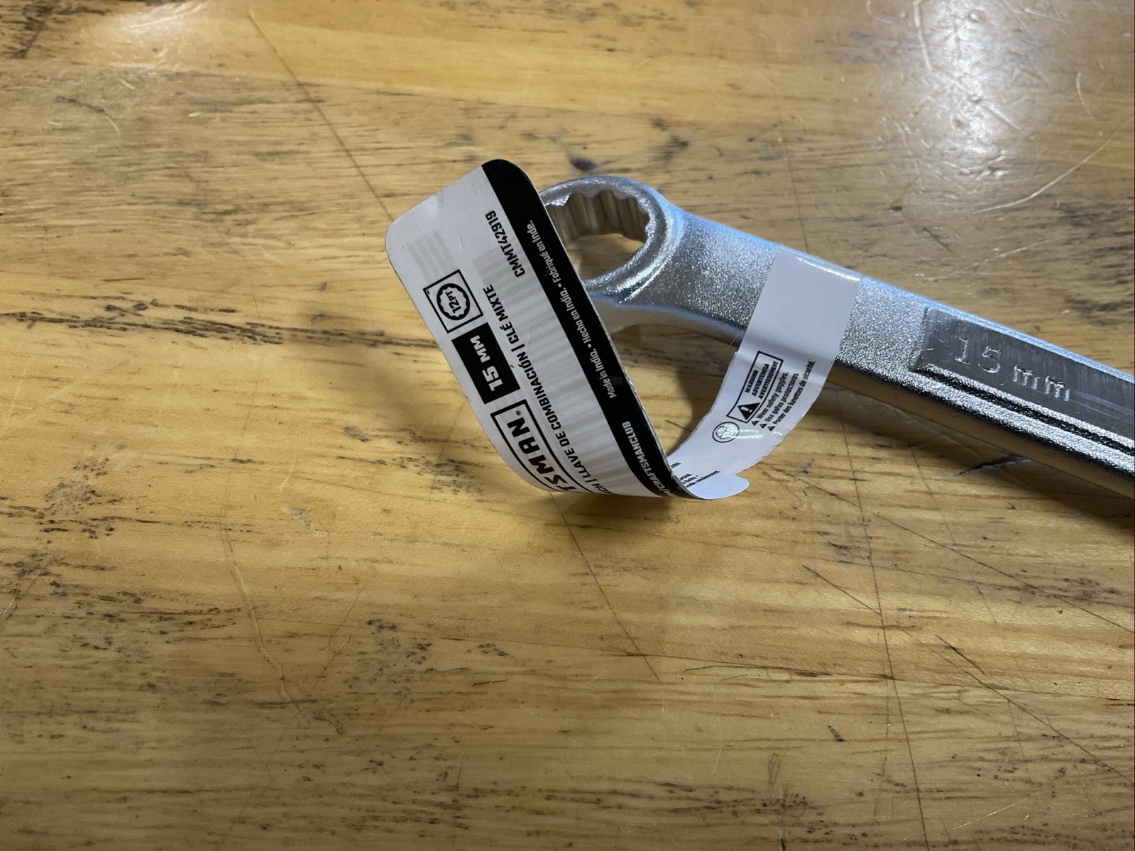 Craftsman CMMT42919 15mm Combination Wrench Metric 12 Point Chrome New