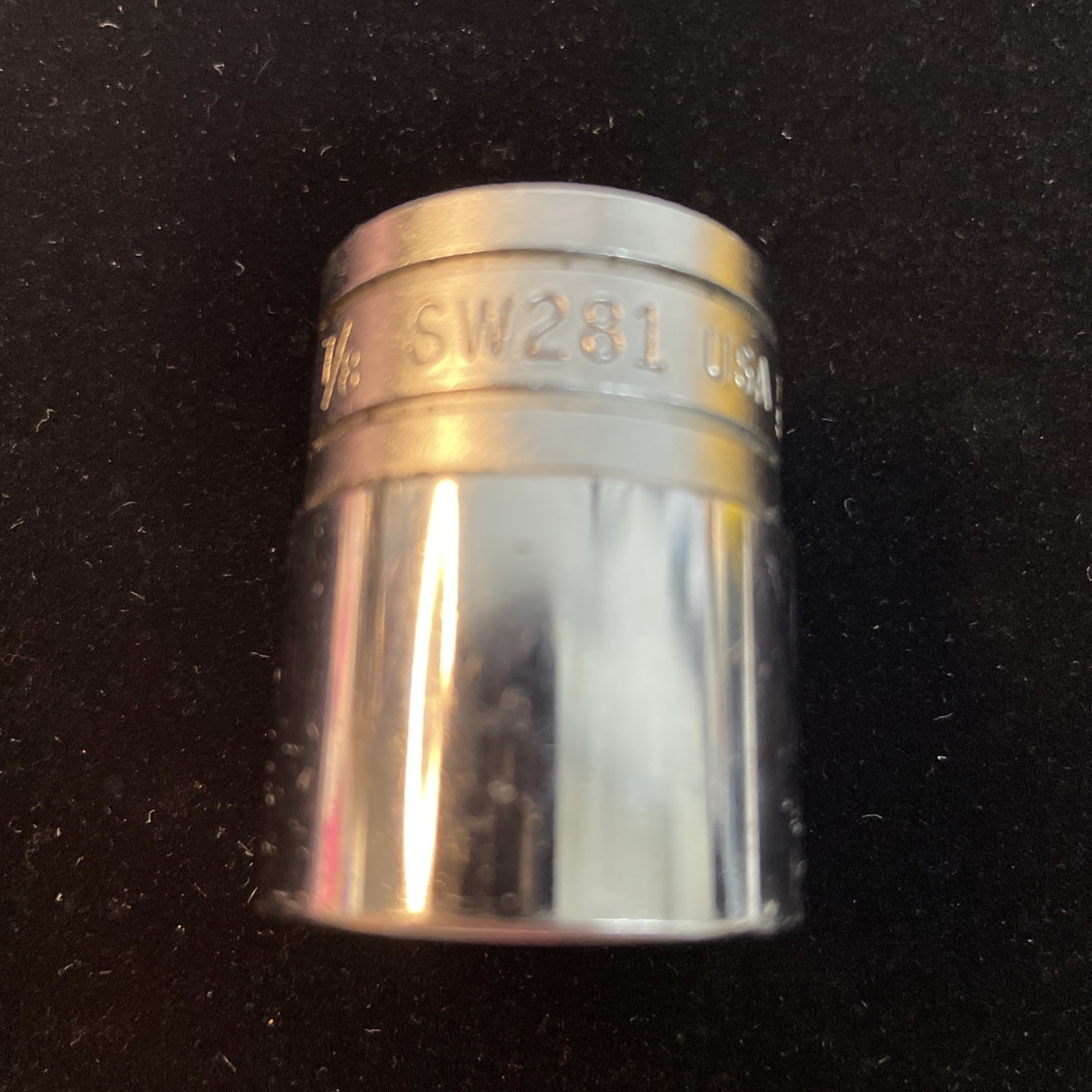 Snap On Tools SW281 7/8″ SAE Flank Drive Shallow Socket 1/2″ Drive 12 Point USA