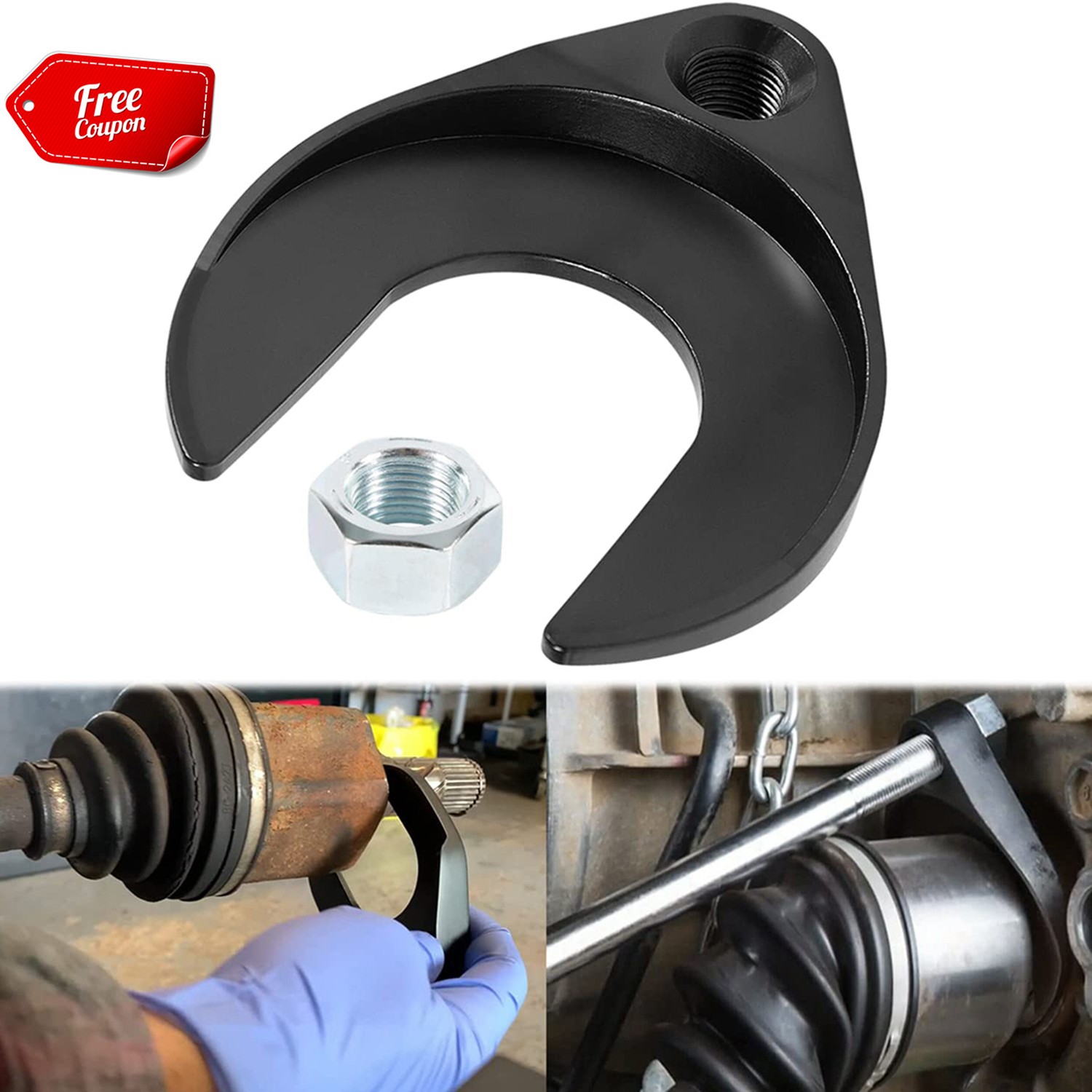 1040 CV Joint Puller Slide Hammer Adapter Front Wheel Drive Axle Removal Tool