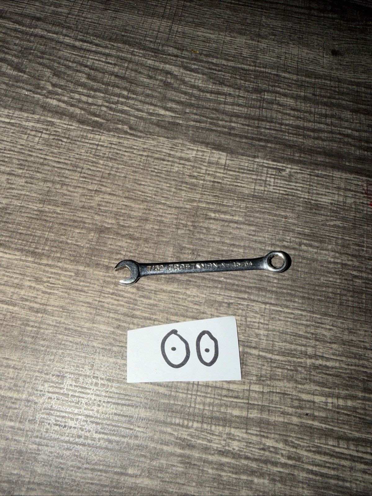 Craftsman 7/32″ 15/64″ Combination Ignition Wrench Vintage 43941 USA V Series