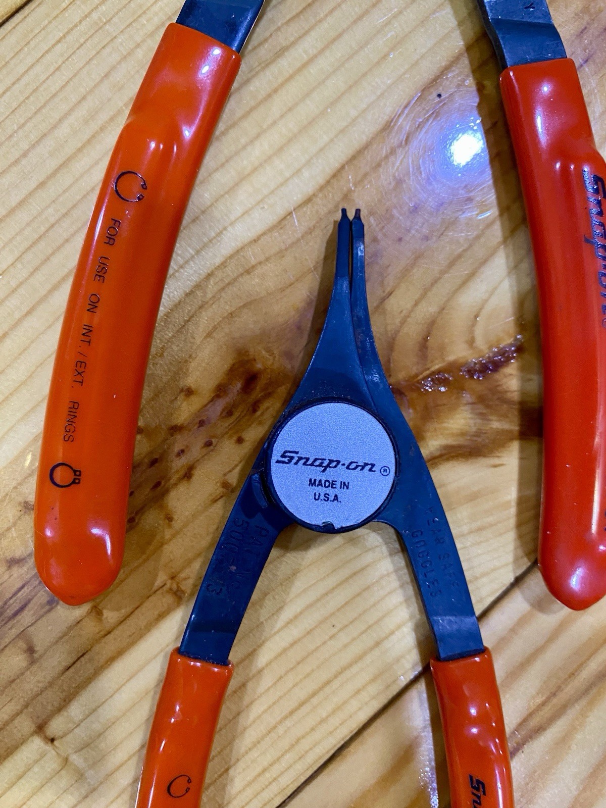 Snap-On 4pc convertible Snap ring pliers set PRH129, PRH349, PRH34 & PRH12