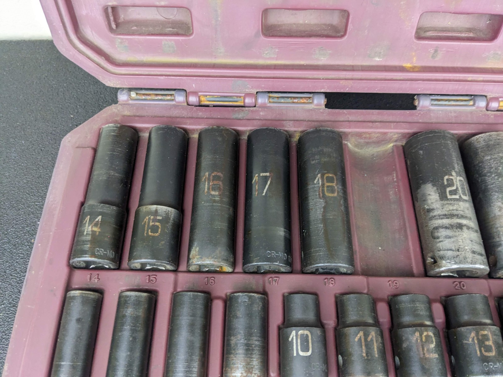 #bo053 MATCO SCPM306V 1/2″ METRIC 6-PT ADV SHALLOW & DEEP IMPACT SOCKET SET