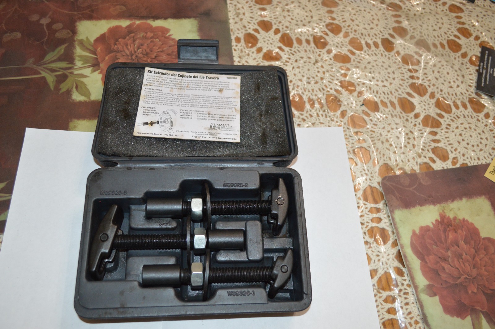 Performance Tool W89326 Rear Axle Bearing Puller Set. Free S&H!