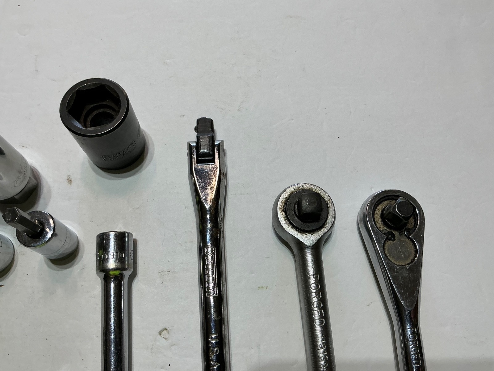 Allen Brand ratchets, sockets, extensions, breaker bar 27 pcs USA all for $50