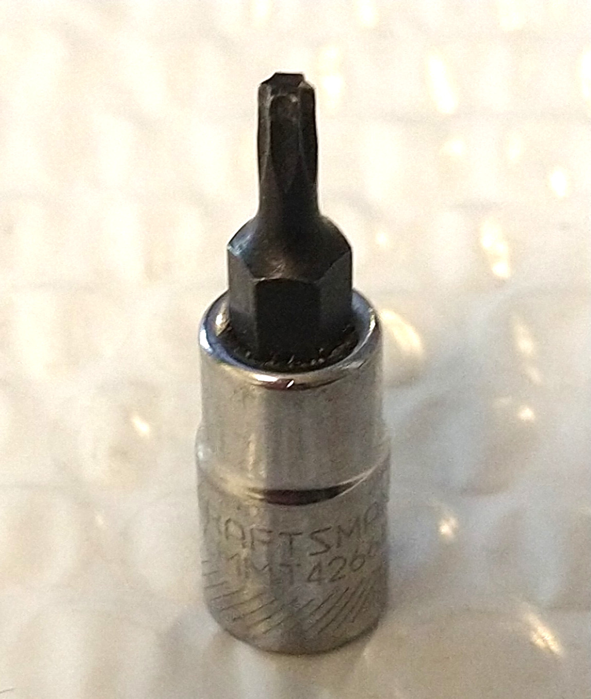 CRAFTSMAN TOOLS CMMT42661, 1/4″ SOCKET DRIVEN, T15 TORX BIT.