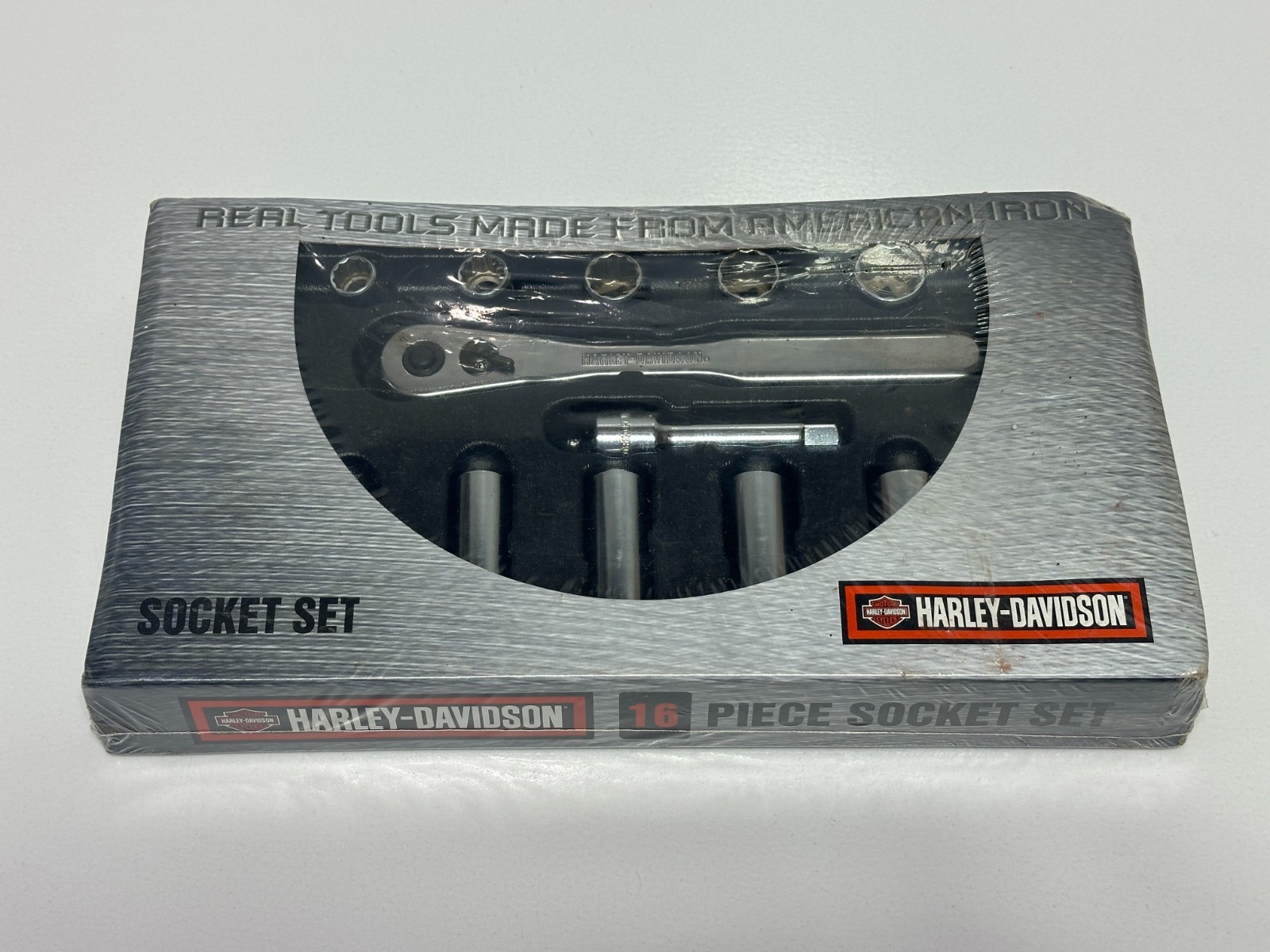 🇺🇸 Harley Davidson HD USA HDS3816 American Iron 16-Piece Socket Ratchet Set