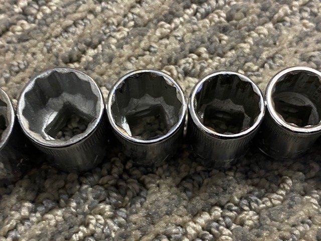 Vintage Craftsman 11 Pc Metric Socket Set 3/8″ Dr 12 Pt 9MM Thru 19MM VV & V Ser