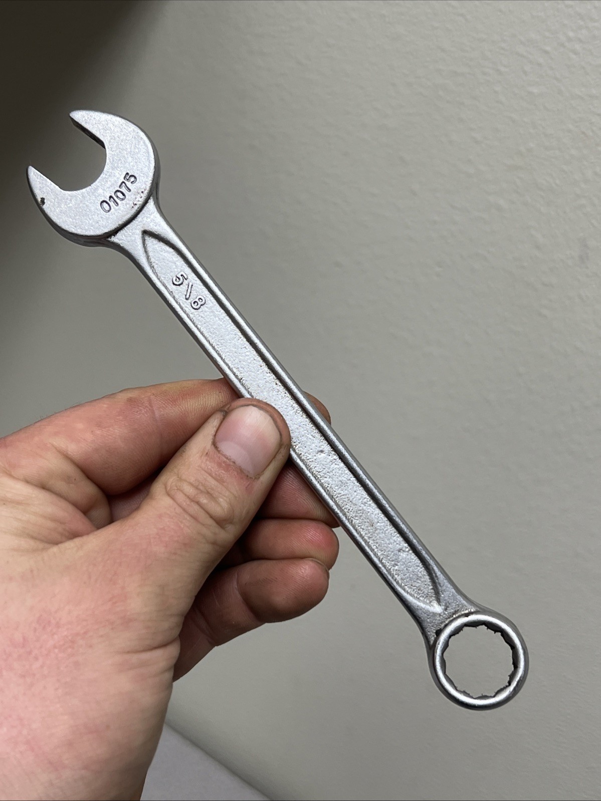 Vintage Indestro Combination Wrench Lot- 7/8, 3/4, 11/16, 5/8, 1/2, 7/16, 5/16