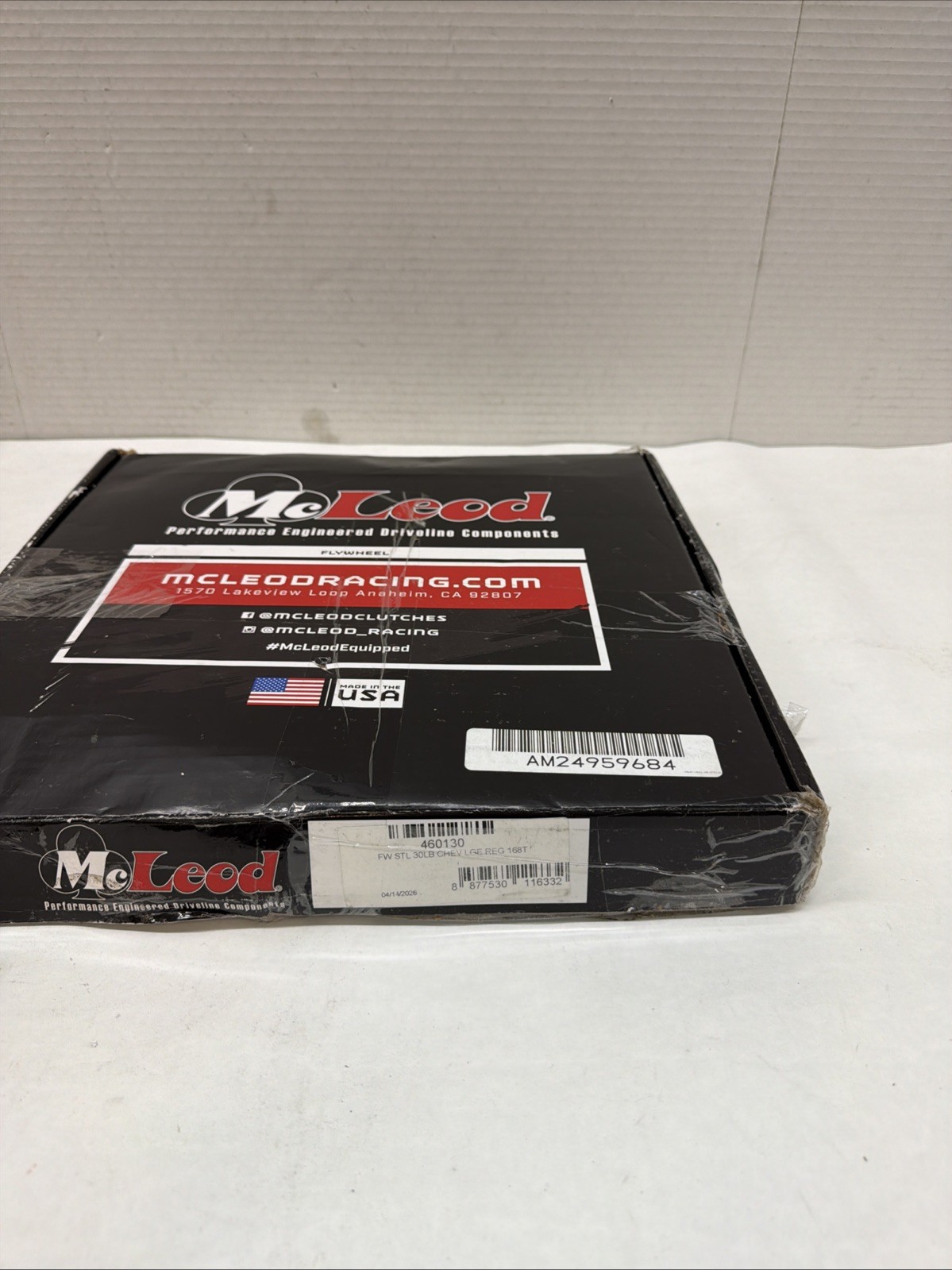 McLeod Racing Steel Flywheel 460130 – Fits Chevy Small & Big Block Engines
