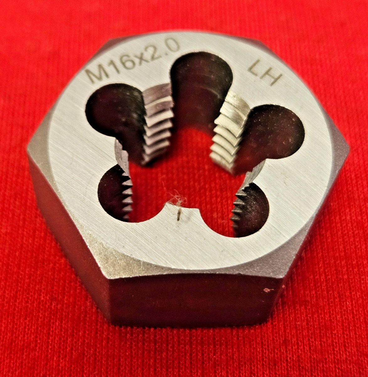 M16 X 2.0 16MM LEFT HAND 1.3″ Hex Rethread Die CS Alfa MHD70771L Metric