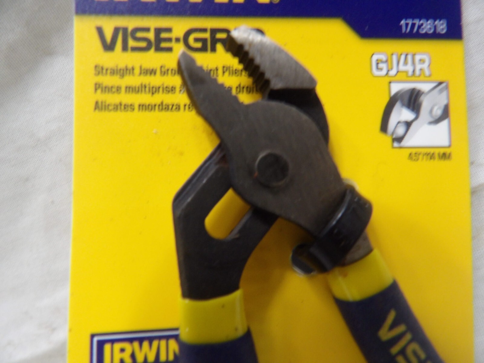 Irwin Vise-Grip 4″ Straight Groove Joint Pliers GJ4R #1773618