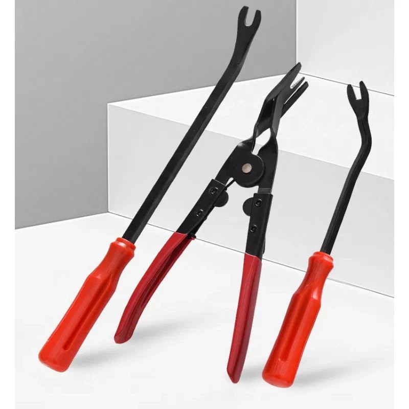 3PCS Auto Trim Clip Remover Tool Removal Pliers Fastener Door Panel Retainer