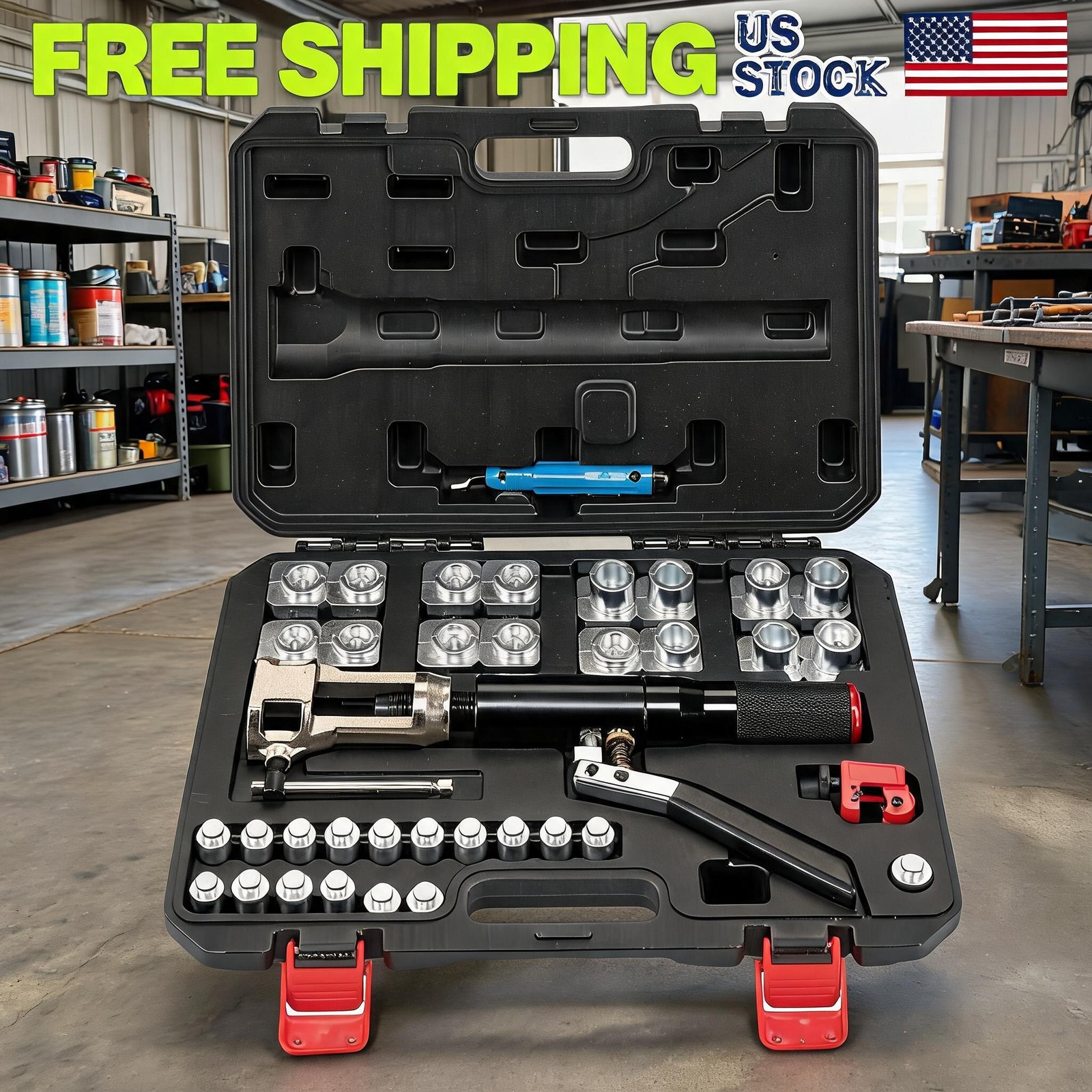 Tool Kit, 45° Double Flaring Tools, Brake Repair Brake Flaring Flaring Hydraulic