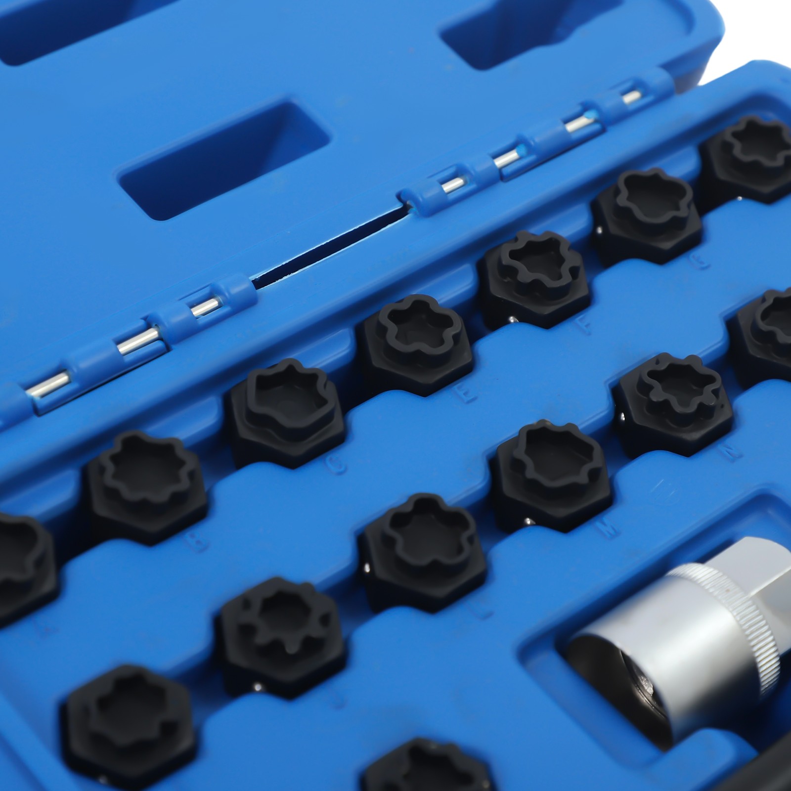 Wheel Locking Key Set Anti-theft Wheel Rim Lug Nut Master Removal Tool Kit 22Pcs