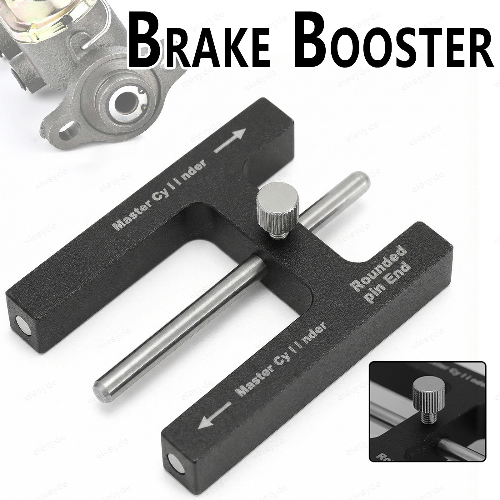 Master Cylinder Brake Booster Push Rod Length Adjustment Gauge Measuring Tool US