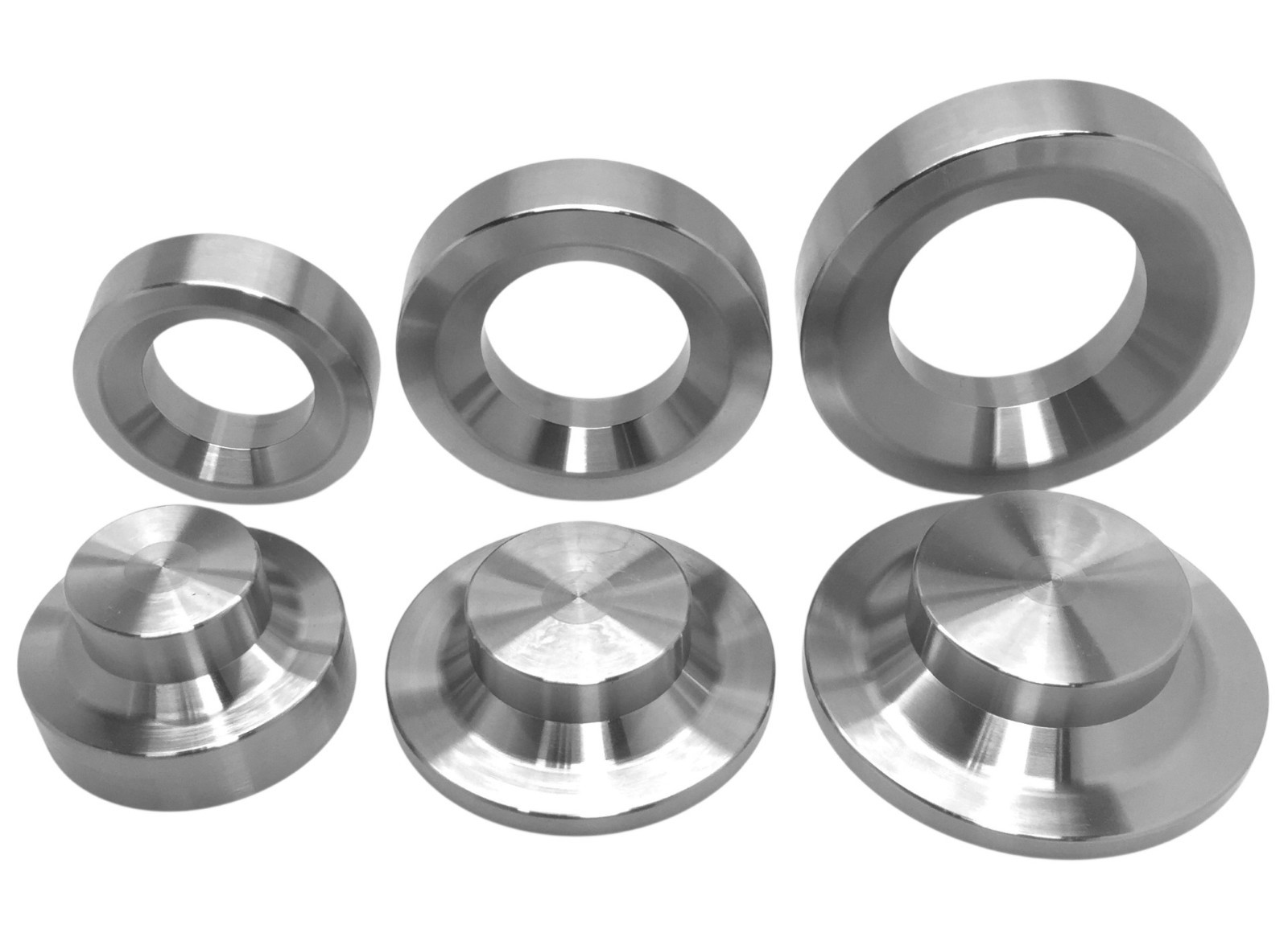 Dimple Dies Set 10 Pieces 1/2″ 3/4″ 1″ 1 1/4″ 1 1/2″ 1 3/4″ 2″ 2 1/2″ 3″ Dzus