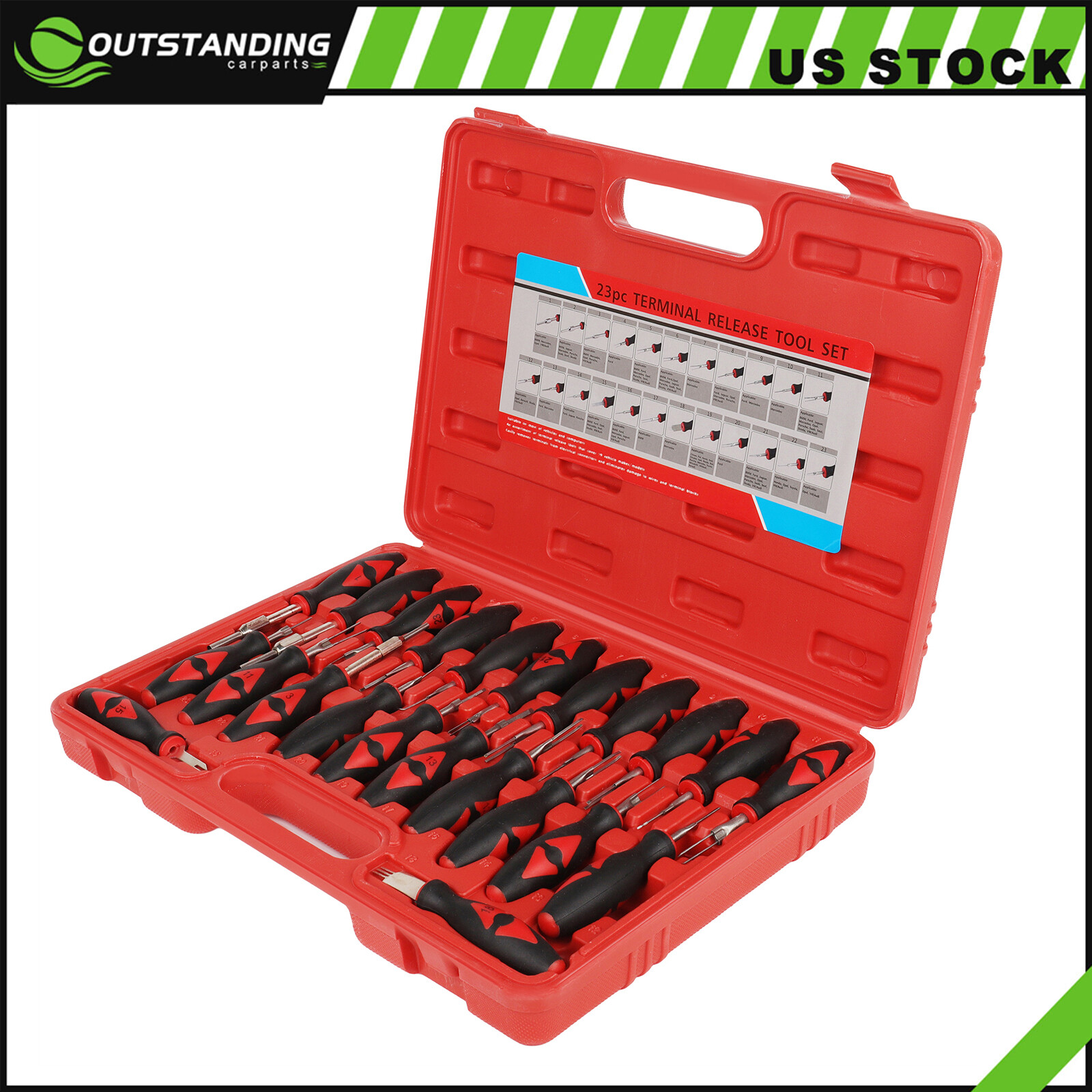 23PCS Car Terminal Tool Kit Electrical Connector Release Removal Tool Universal