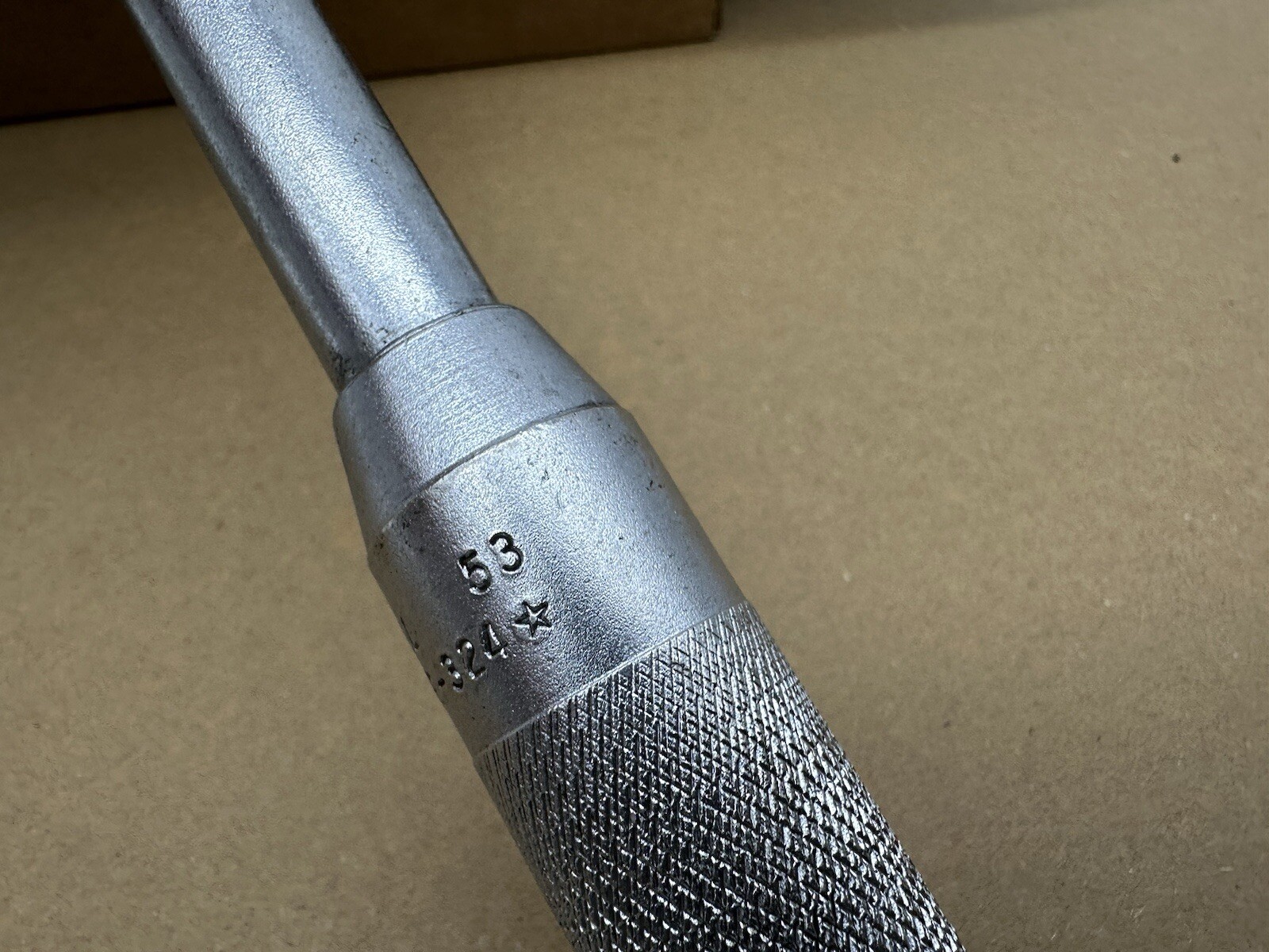 Cornwell Tools USA 1/2” Drive 24” Long Knurled Handle Chrome Breaker Bar HF324