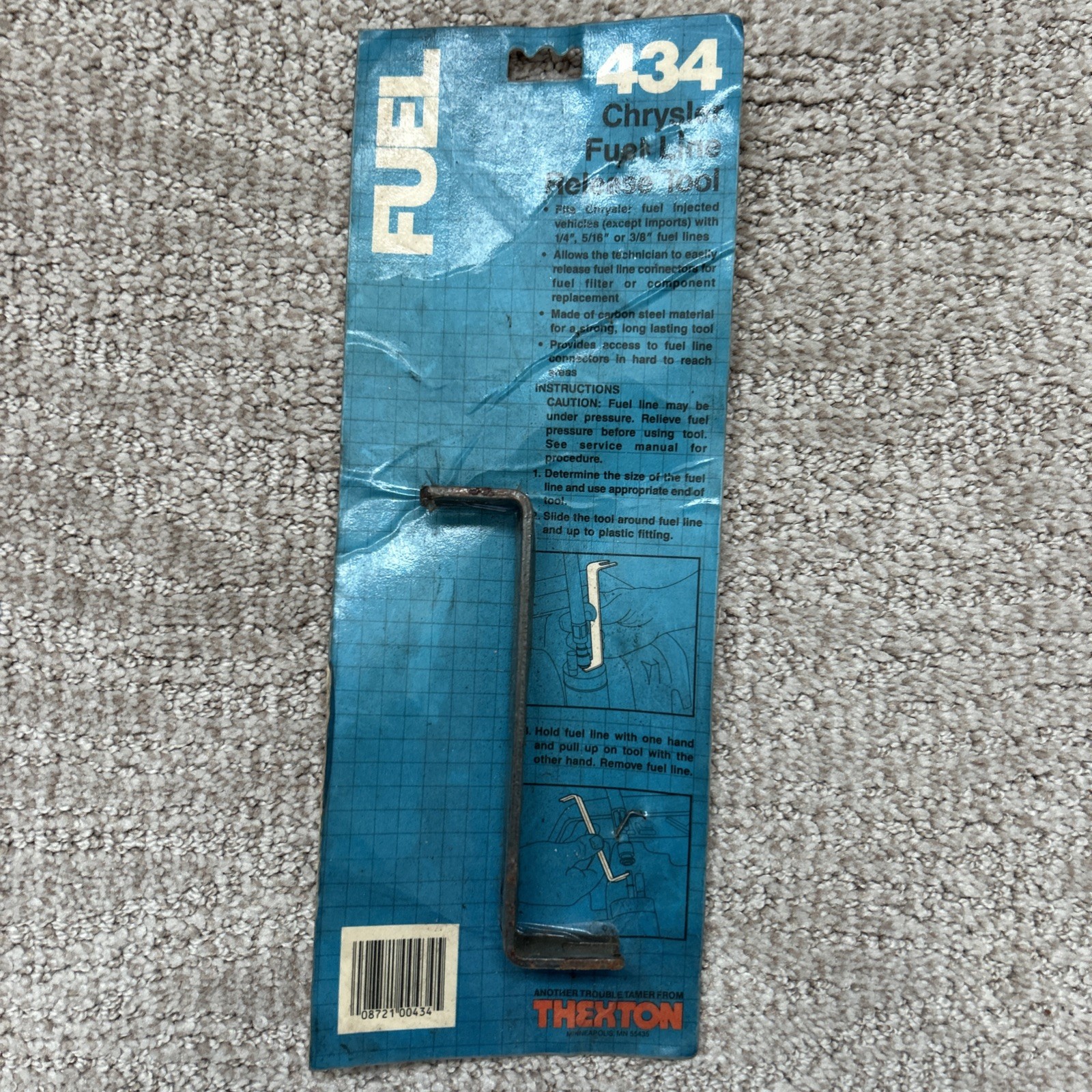 Thexton 434 Chrysler Fuel Line Release Tool. NOS