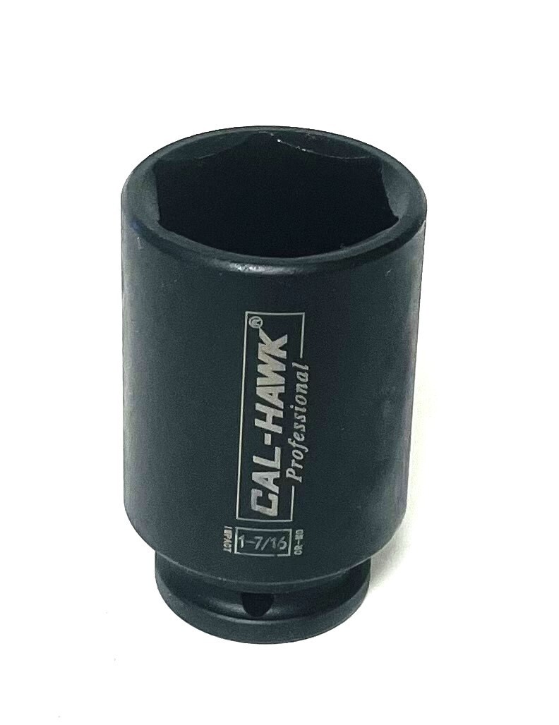 1-7/16″ x 1/2″ Dr Deep Impact Socket 6-Point, Made of CR-MO, BSS4107