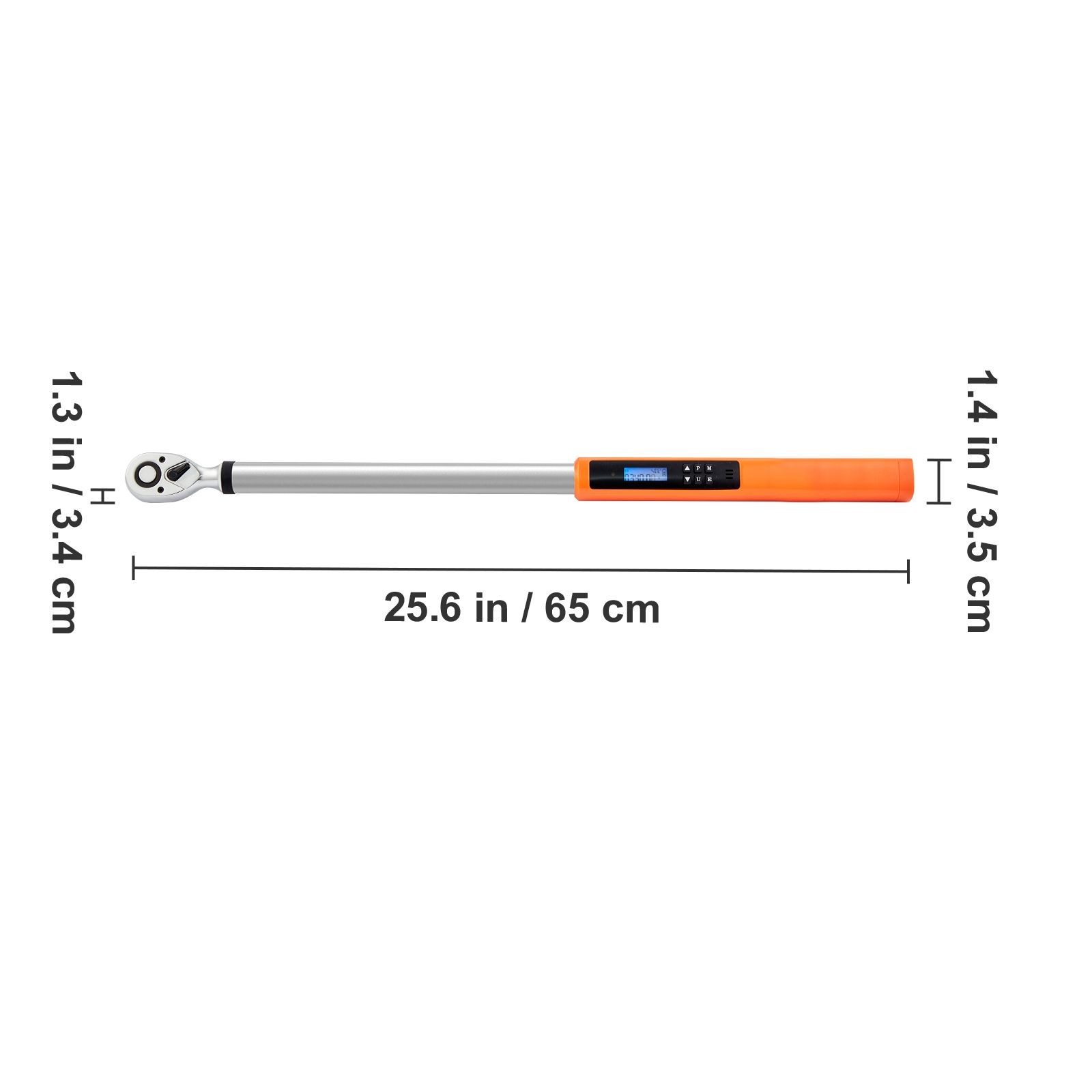 1/2in Digital Torque Wrench 25-250ft.lb LED Buzzer