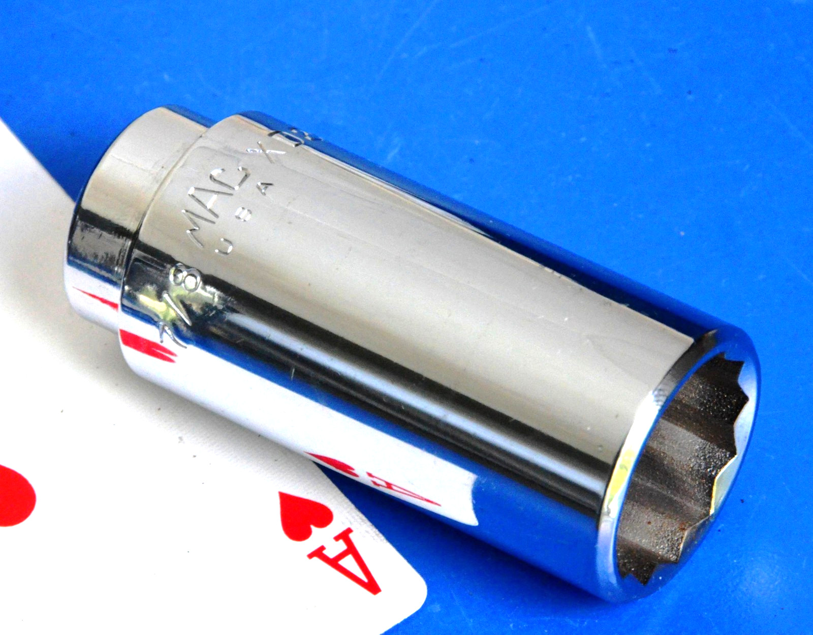 MAC Tools 3/8″ drive SAE Fractional 7/8″ Deep Chrome 12-point Socket XD282 NEW