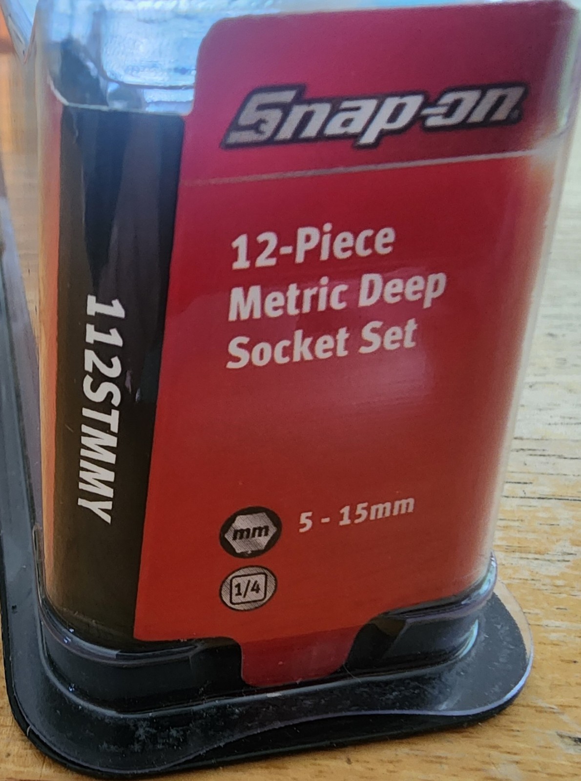 Snap-on 1/4″ drive 5-15 mm 6-point Flank Drive Deep Socket Set 112STMMY NEW!!!