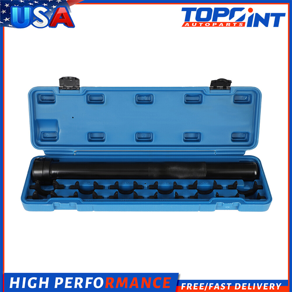 13pc Inner Tie Rod Removal Installation Tool Set with 12 SAE & Metric Adaptors