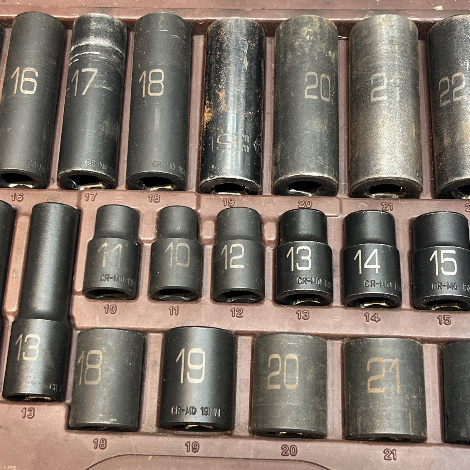 MATCO SCPM306V 30-PC 1/2″-DR METRIC 6-PT ADV SHALLOW & DEEP IMPACT SOCKET SET