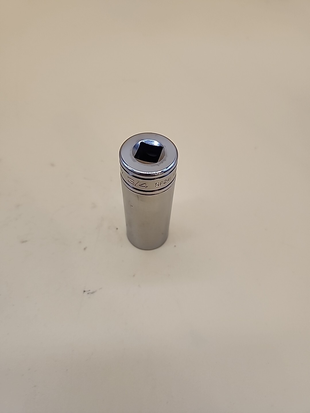 Snap-on Tools SF241 3/4” SAE 3/8” Drive 12 Point Deep Chrome Socket USA