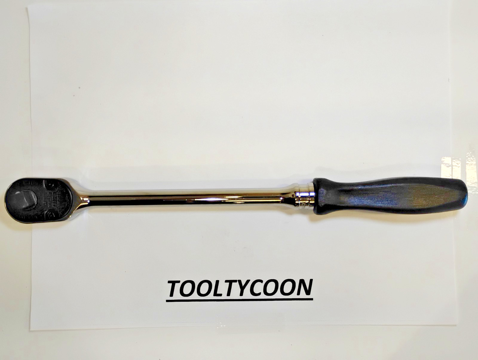 Snap-on Tools USA 3/8″ Drive CLASSIC BLACK Hard Handle Long Ratchet FHLD80