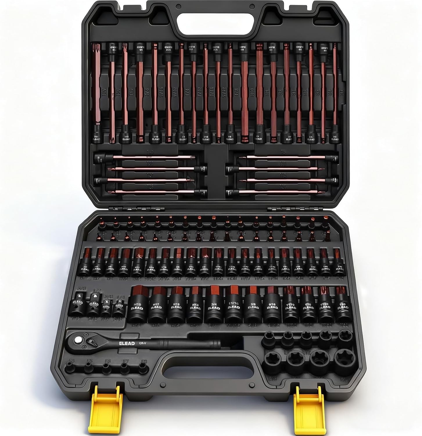 112-Piece Torx & Allen Bit Socket Set with Ratchet