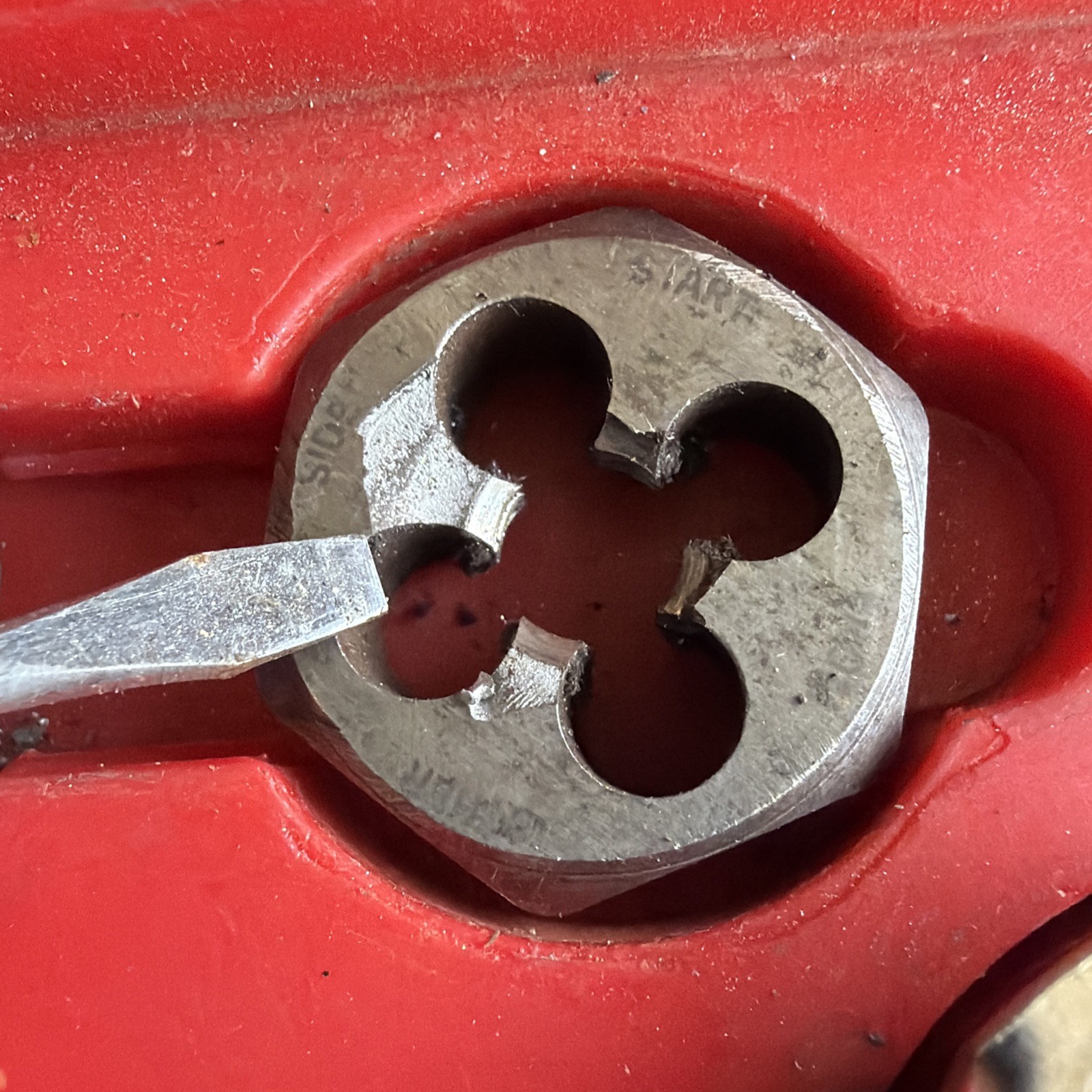 Hanson Tool Hex Tap and Die Super Set W/ Case 24606 Made in USA READ!