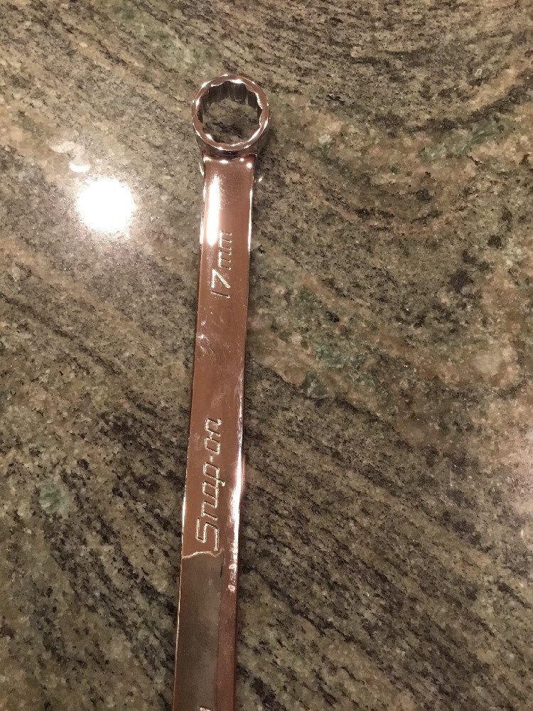 Snap On oexm170b 17mm open end 12 point combination wrench new