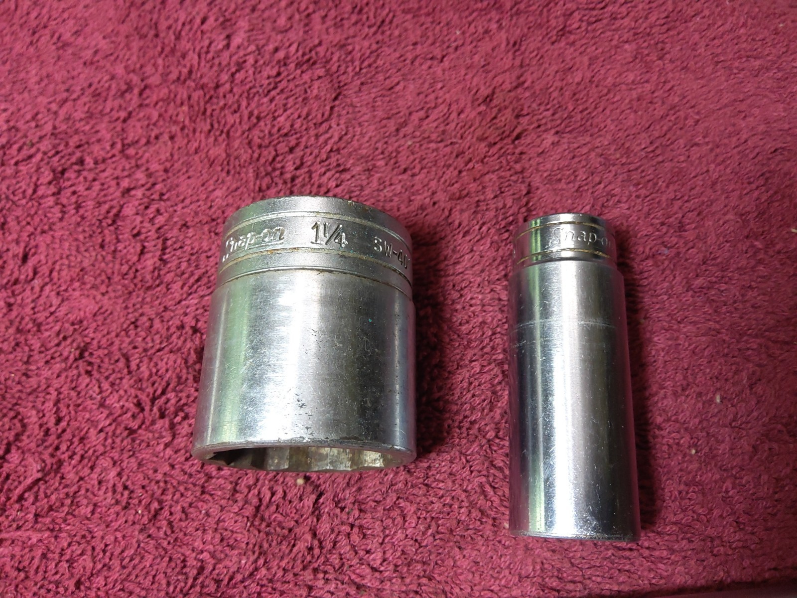 6 Snap-On Set, SX5 & SX10 3/4″ SFS-241, 1 1/4″ SW-401, VS1214, 13/16″ Swival CFU