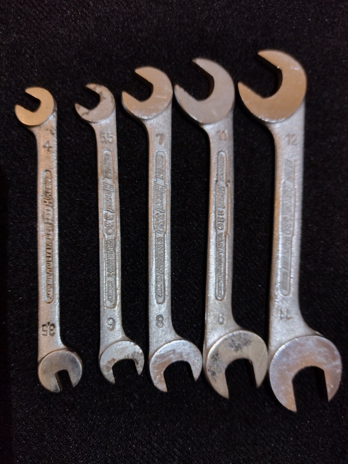 Hazet 330 SPANNER Miniature SIZES; 3.5×4 & 5.5×6 & 7×8 & 9×10 & 11×12 Tool Kit,