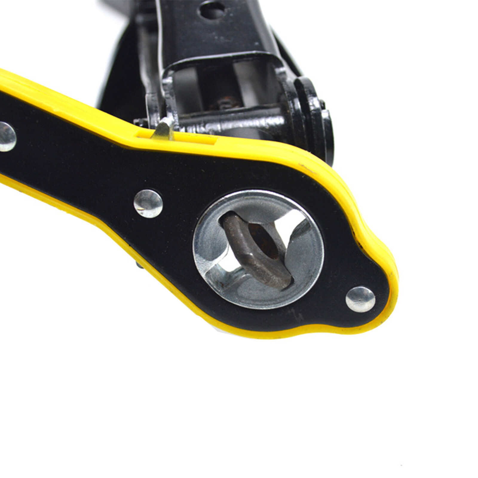 Car Scissor Jack Ratchet Wrench Garage Tire Wheel Lug Handle Tool Labor-saving