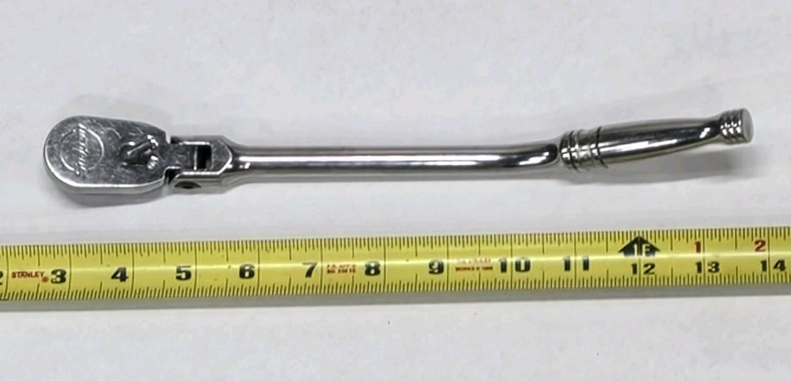 Snap-on FBF80A 3/8″ Dual 80 Technology Standard Handle Bent Flex-Head Ratchet