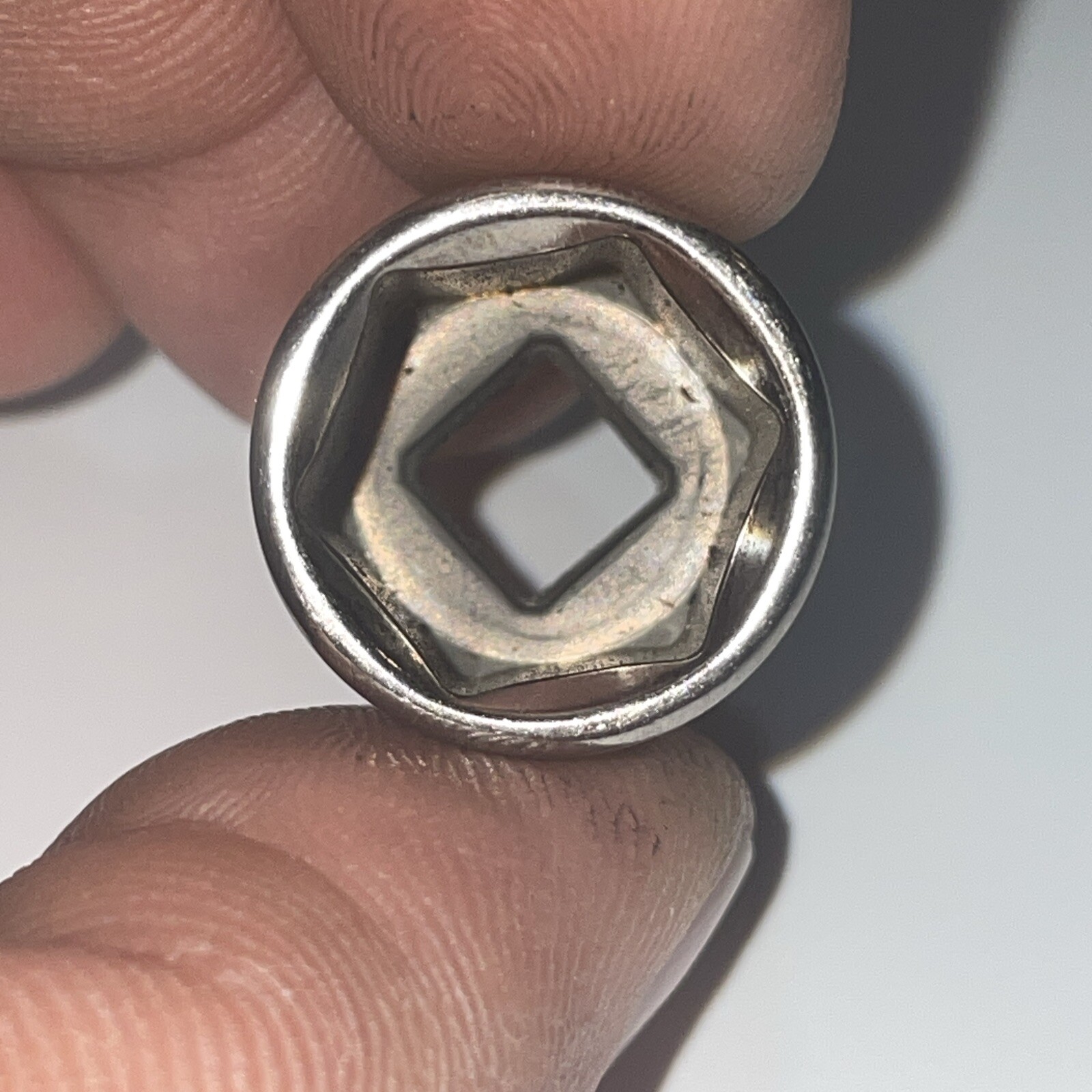 Vintage Craftsman USA 13mm 6 Point 1/4″ Drive Shallow Socket 43514, INV G Series