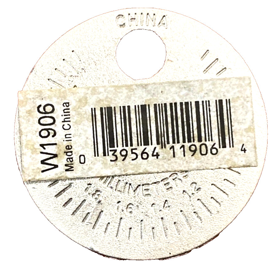 (4-Pack) PT Tool Metal Spark Plug Gapper W1906