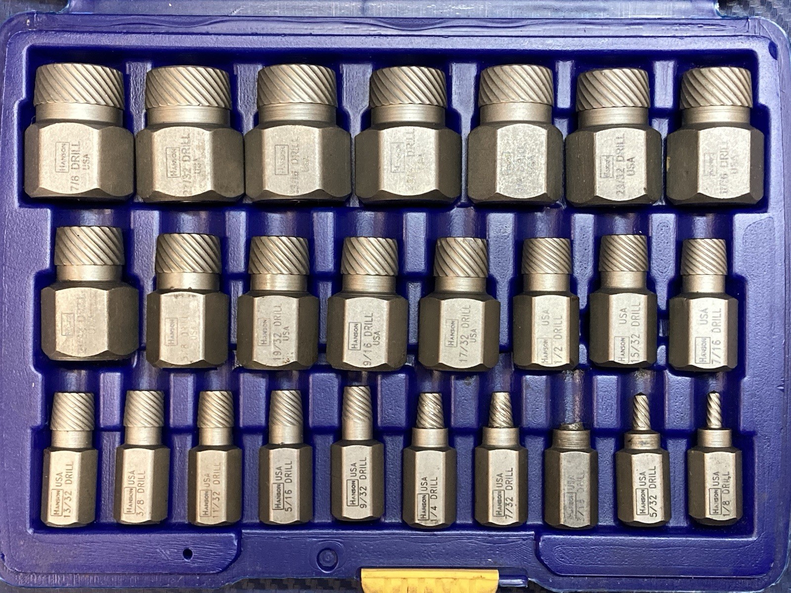 Hanson Irwin 53227 Multi-Spline Ext Set Size Range: 1/8″ – 7/8″ 25 piece set