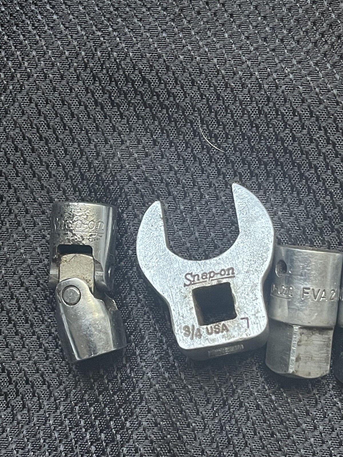 Lot of 10 Snap on Sockets, Open Wrench. FVU FVA MVS SFS SFSM SVS SVA *READ*
