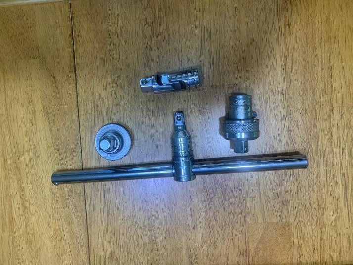 New Snap-on knurled T-bar/sliding breaker bar set