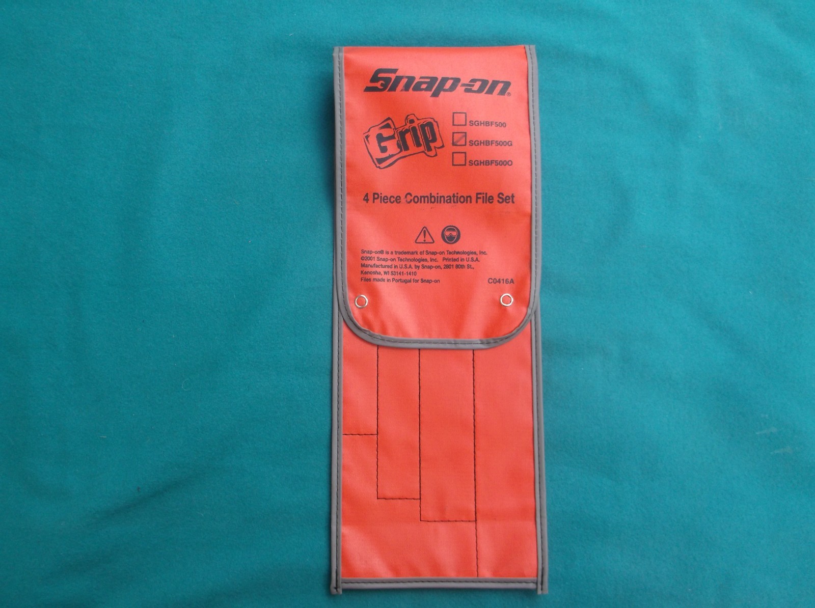 NOS Snap-on C0416A Tool Kit Bag Pouch Only for SGHBF500G Combination File Set