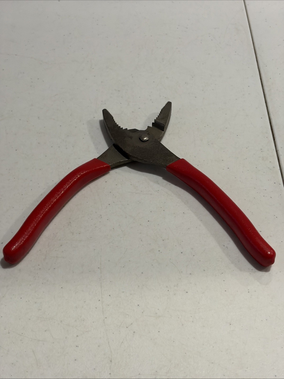Snap-On Tools USA 47CF 8” Long RED Talon Comfort Grip Slip Joint Pliers