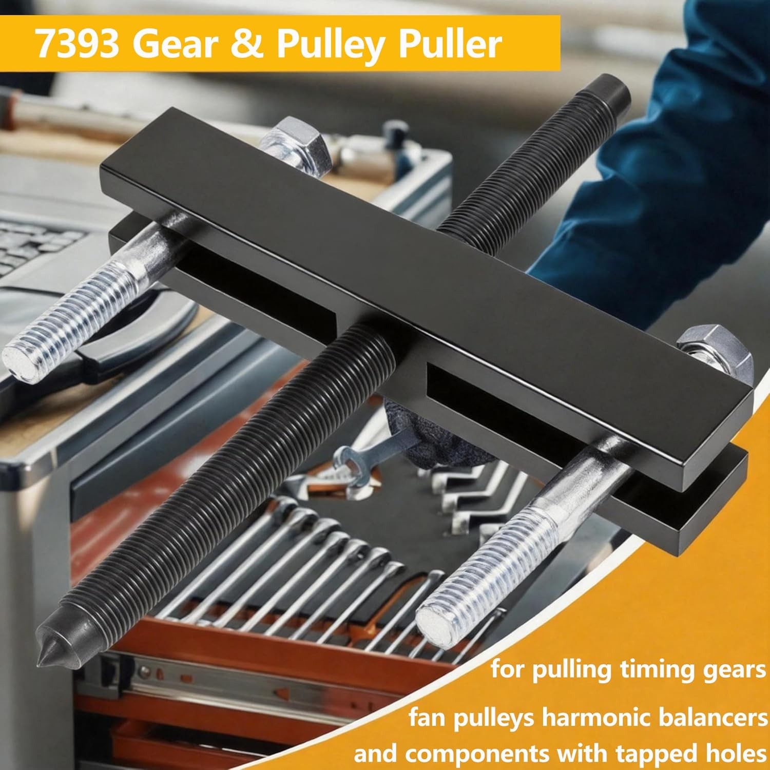 8056 Shaft Protector Set & 7393 Gear and Pulley Puller & 522 Large Gear Puller