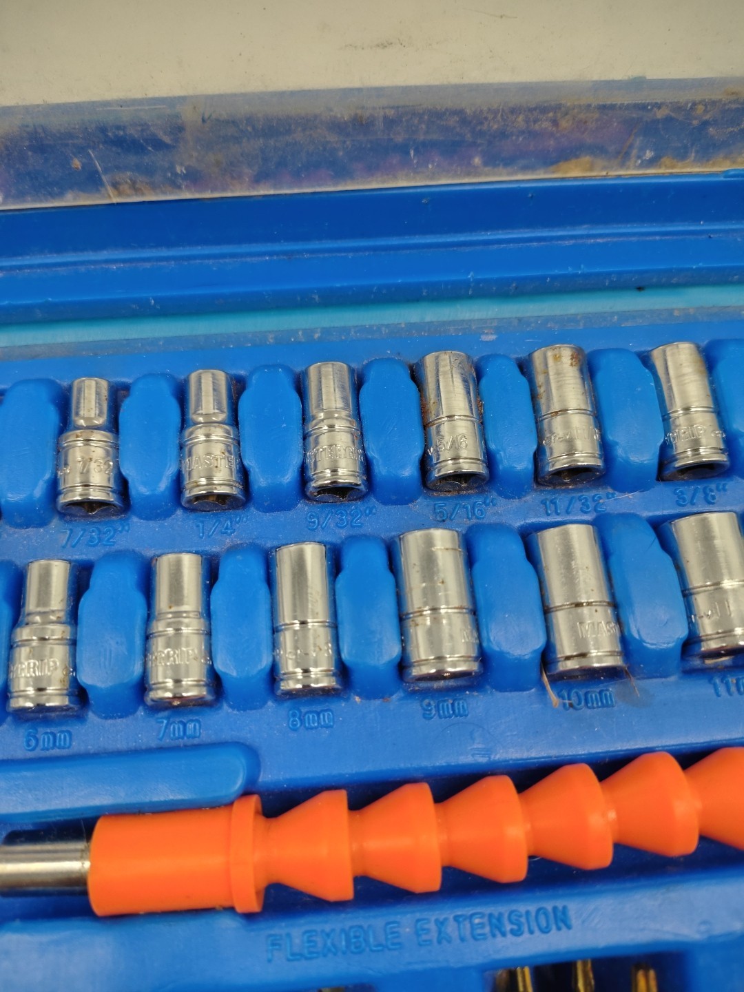Master Grip 65 Pc Angle Gearless Ratchet Driver Set w/ Case Flexible…