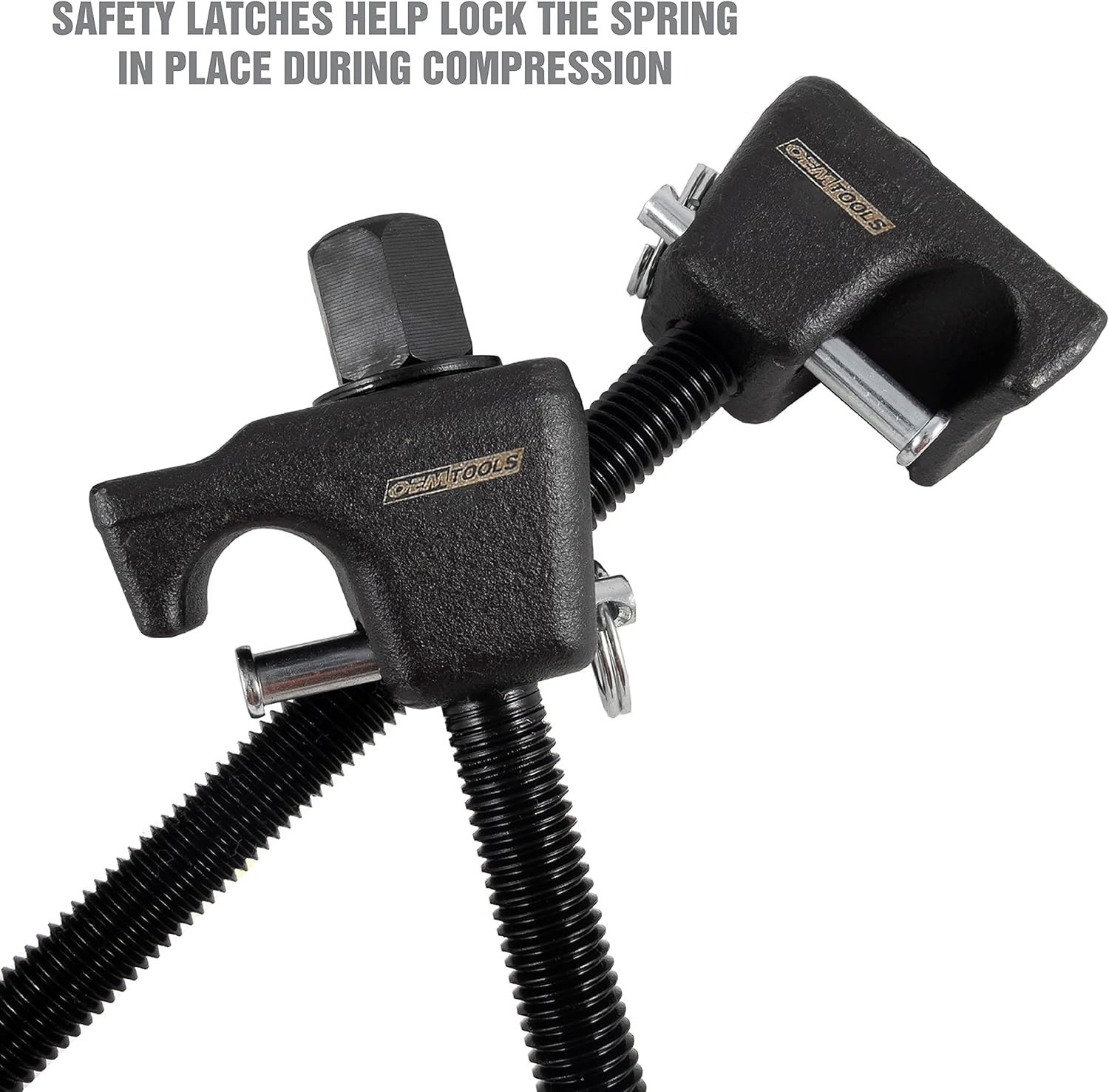 Universal 2-Piece MacPherson Spring Compressor Set – 9.75 Inch Max Safe Opening