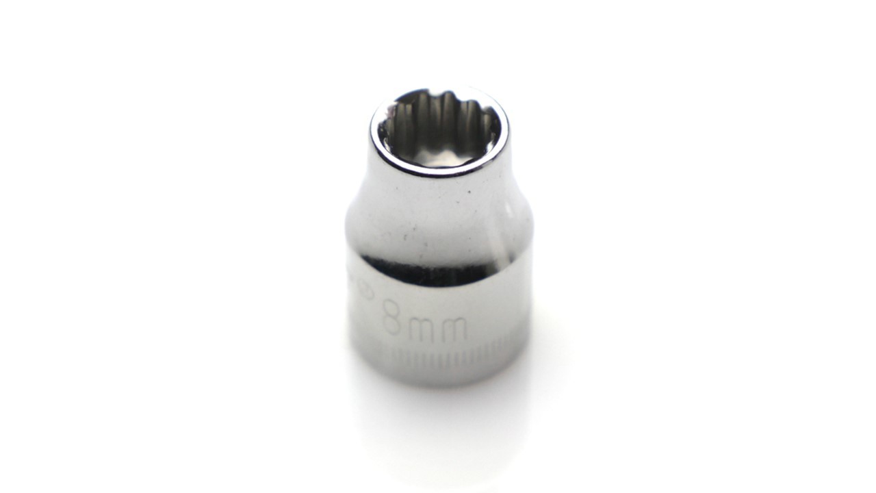 2PK TrueCraft 8MM Thin Wall Metric 3/8″ Drive Socket 12 Points – Japan