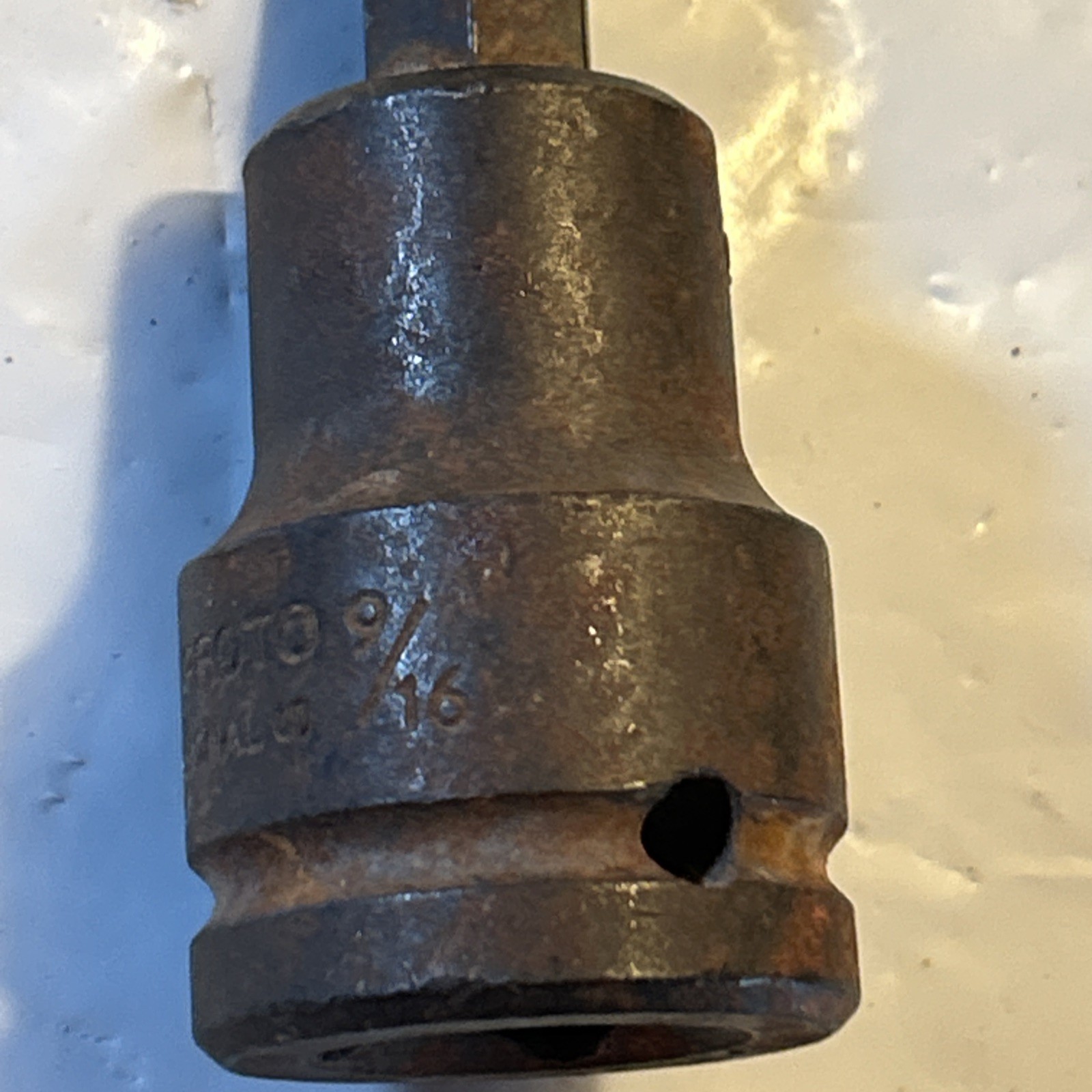 PROTO 07590-9/16″ Impact HEX Socket, 3/4″ Drive, 9/16″ Hex